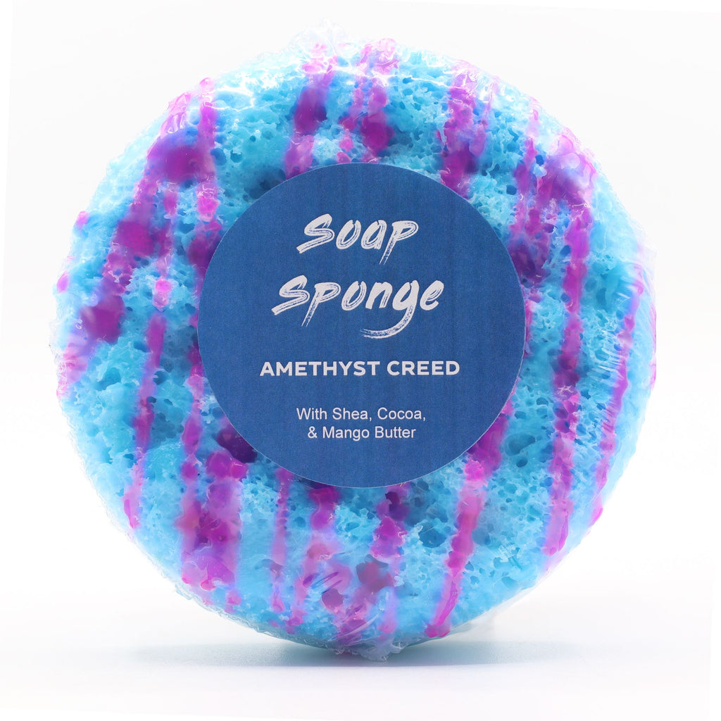 Butter Bubble Soap Sponge - Amethyst Creed | Velora