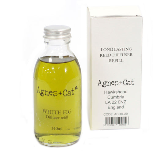 Agnes + Cat Reed Diffuser Refill - White Fig 140ml | Velora