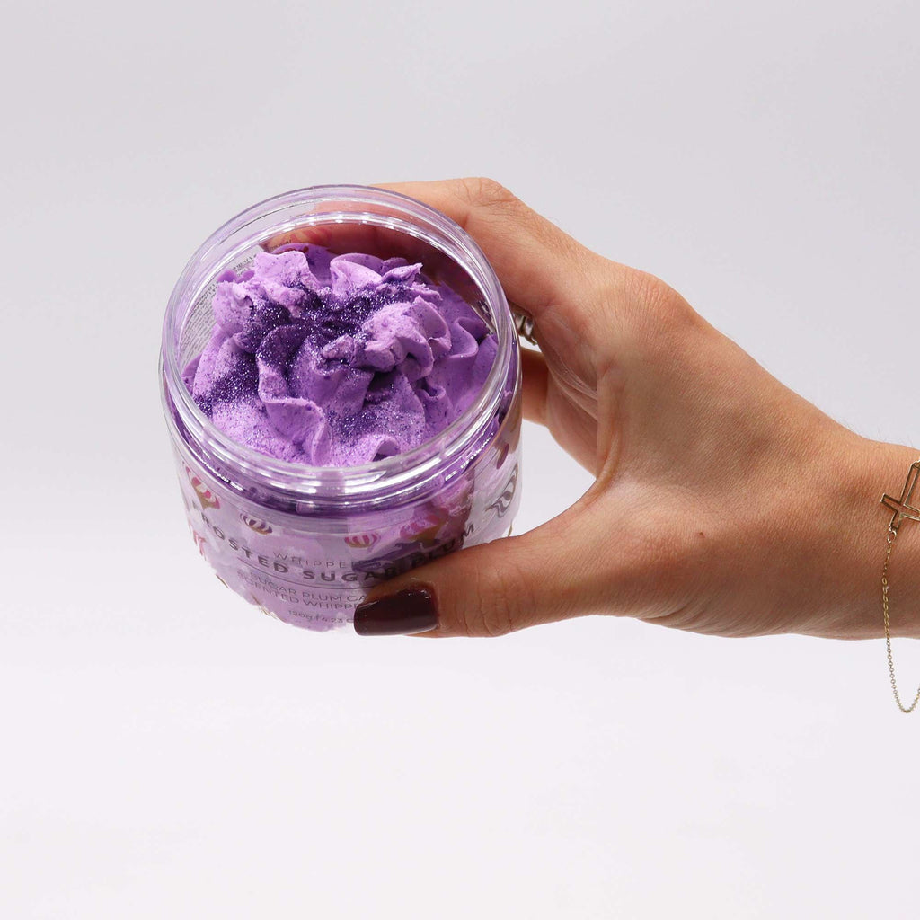 Frosted Sugar Plum Whipped Soap - 120g | Velora