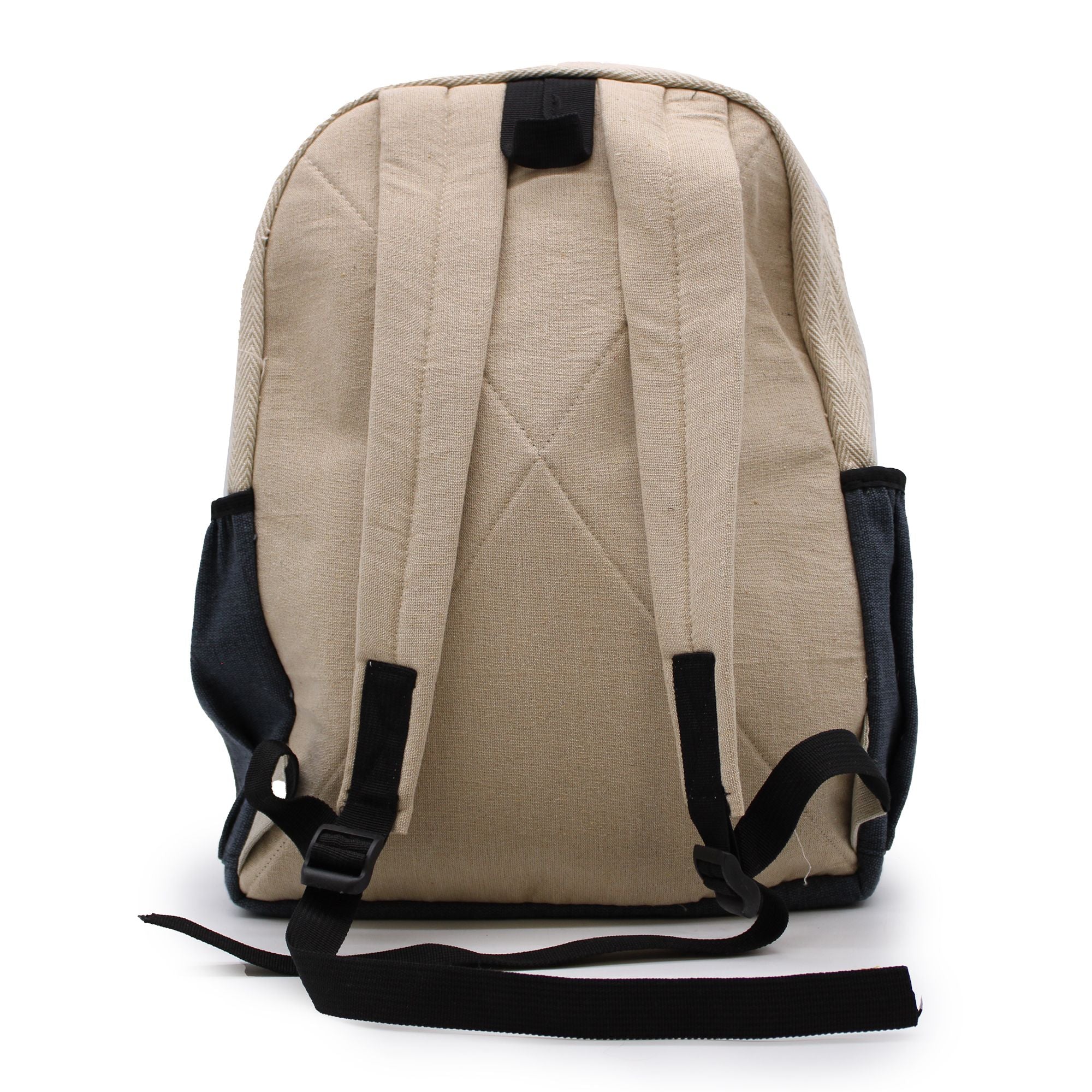 Large Hemp & Cotton Backpack – Bodhi Tree Design | Velora
