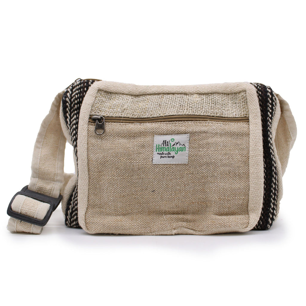 Hemp & Cotton Messenger Bag | Velora