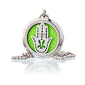 Aromatherapy Diffuser Necklace - Hand of Fatima 30mm | Velora