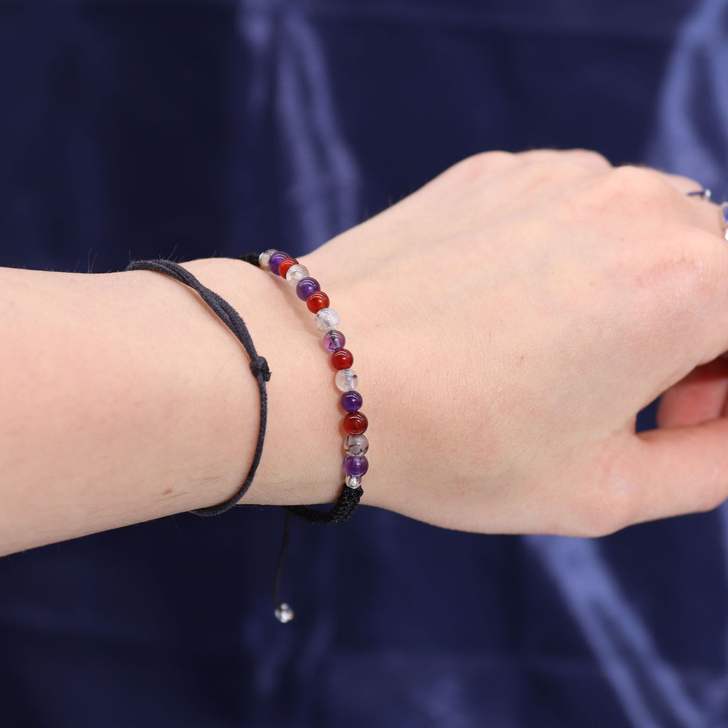 Virgo Zodiac Crystal Candle & Gemstone Bracelet | Velora
