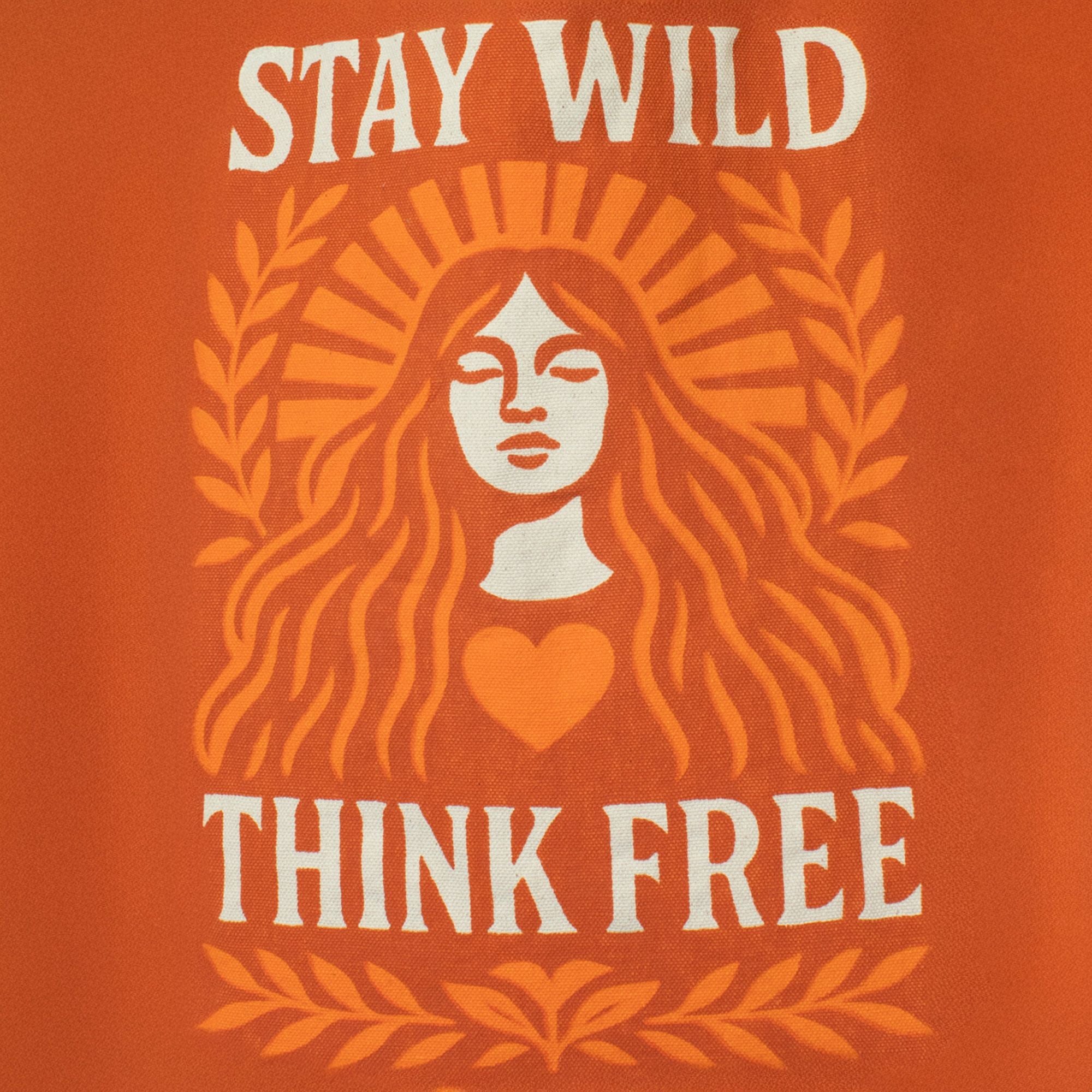 Nomad Sari Tote Bag - Stay Wild | Natural Canvas | Velora