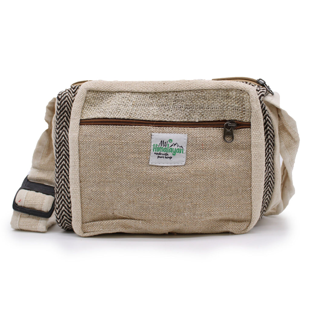 Hemp & Cotton Messenger Bag | Velora