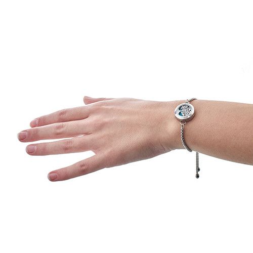 Aromatherapy Diffuser Bracelet - Angel Wings 20mm | Velora