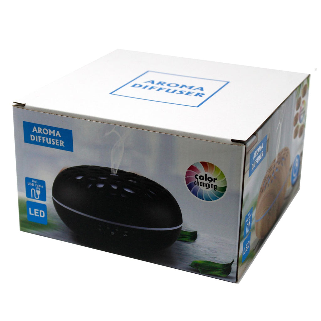 Oslo Aroma Diffuser | Pebble Design | USB | 7-Colour LED | Velora
