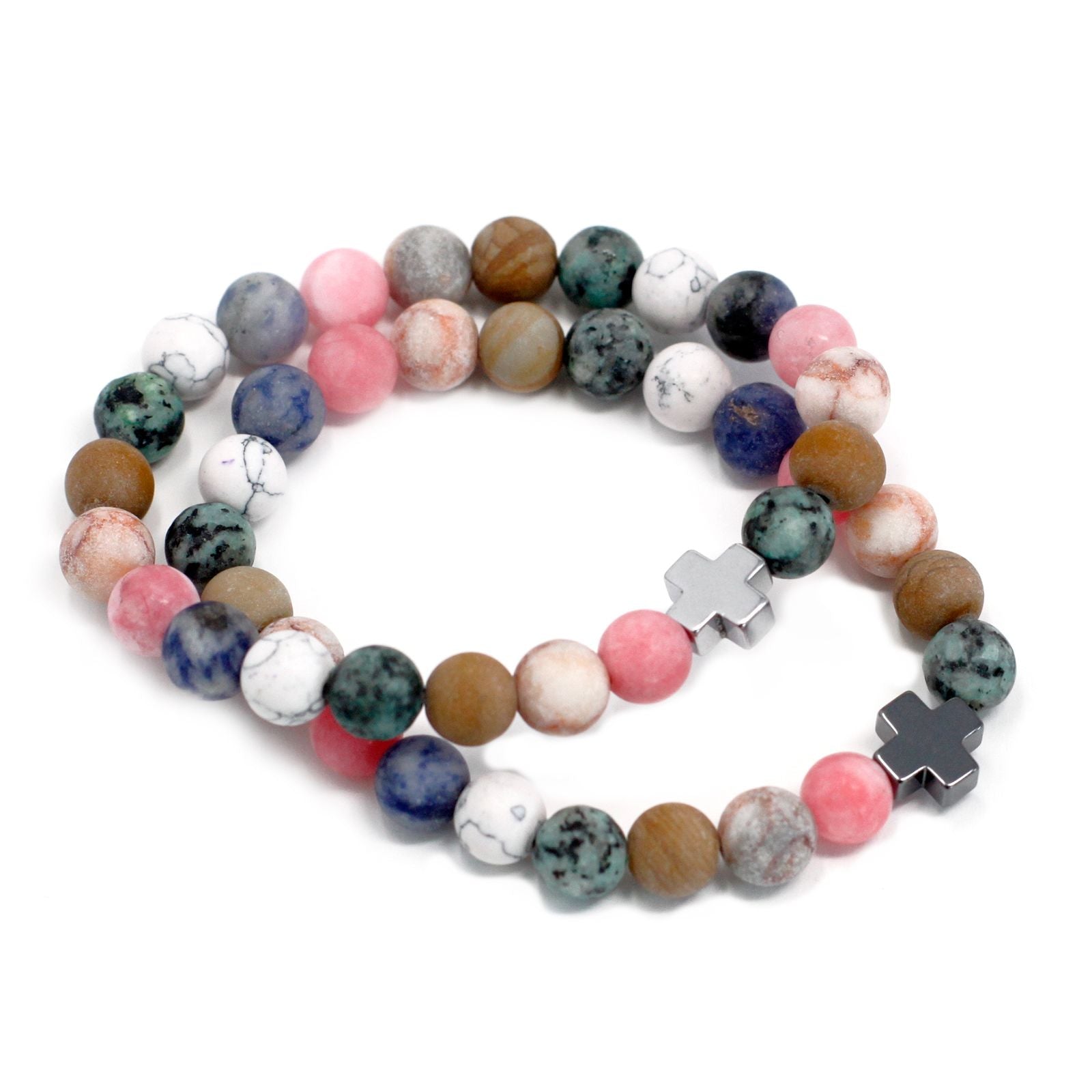 Gemstone Friendship Bracelets - Harmony | Rainbow Gemstones | Velora