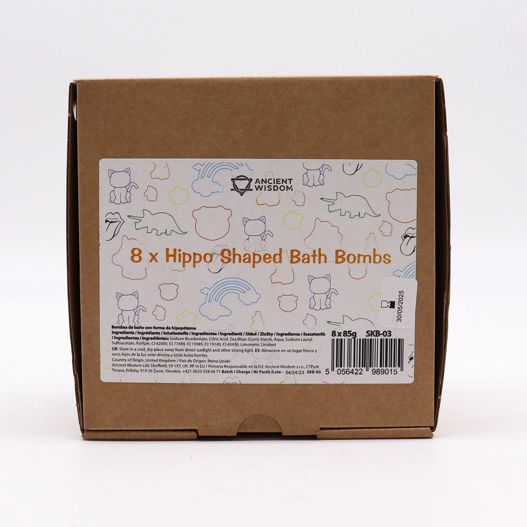 Hippo Bath Bomb - Citrus Crush | 85g | Velora