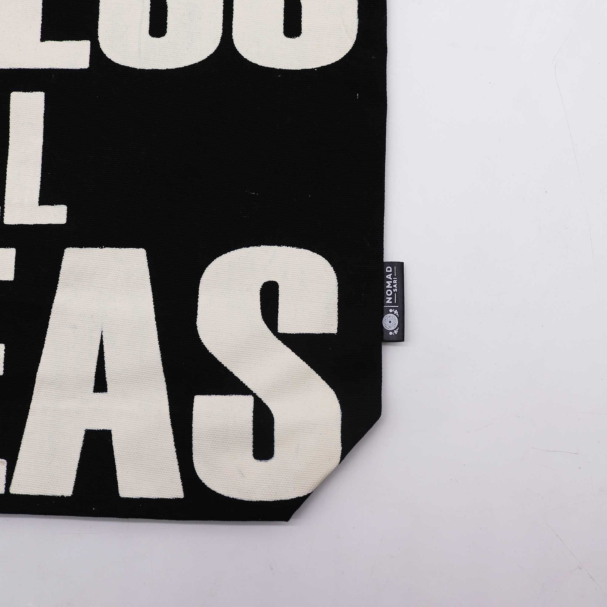 Iconic Classic Tote Bag - Access All Areas - Black Natural 10oz | Velora