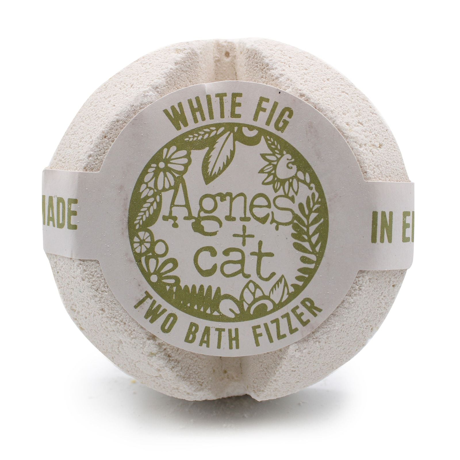 Agnes + Cat Bath Fizzer - White Fig | Velora