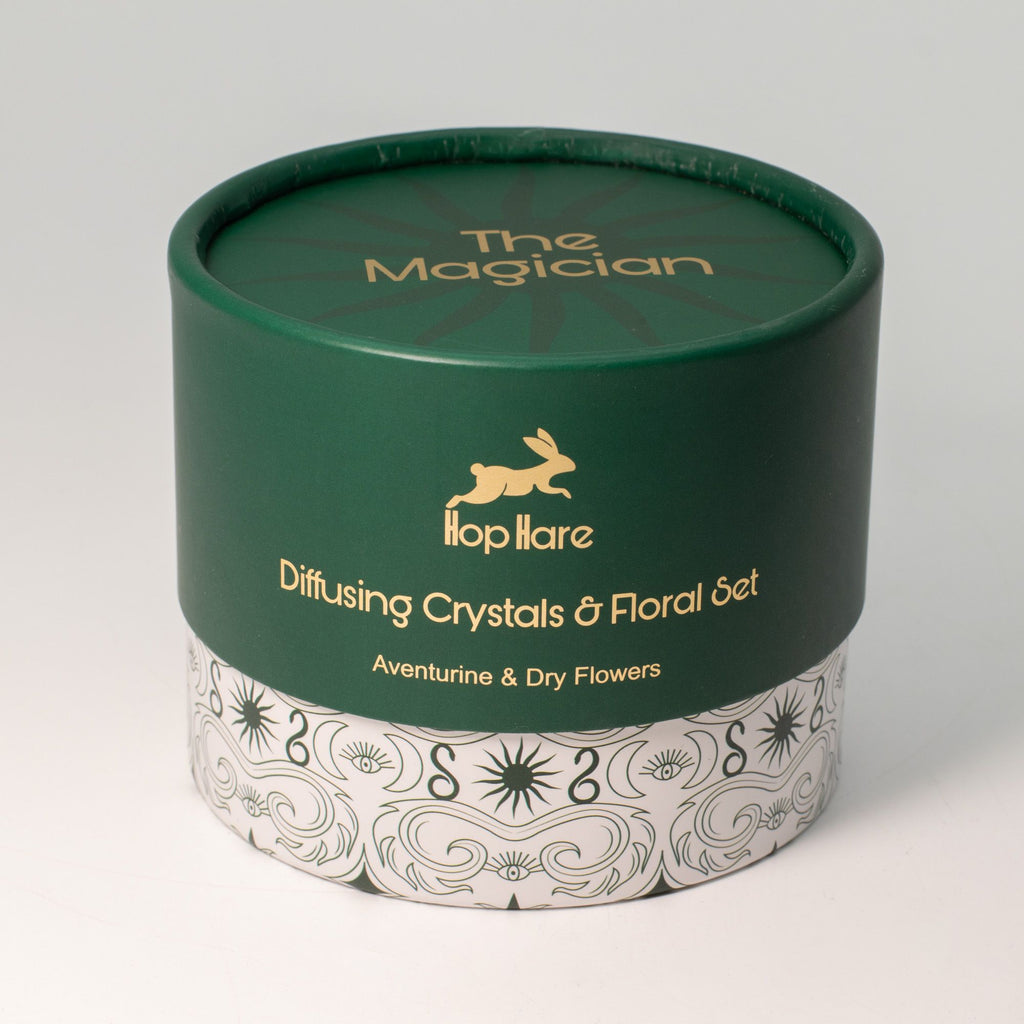 Hop Hare Diffusing Crystals & Floral Set - The Magician | Velora