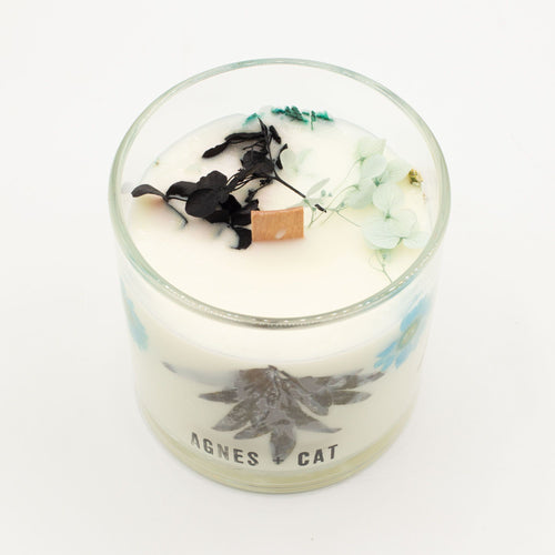 Agnes + Cat Botanical Soy Wax Candle - Seasalt & Moss | Velora