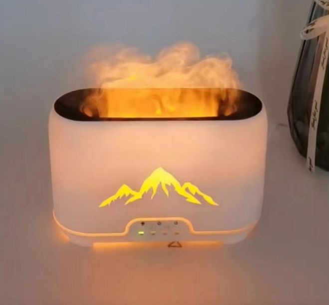 Himalayas Aroma Diffuser | Flame Effect | Remote Control | Velora