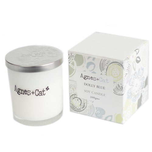 Agnes + Cat Votive Candle - Dolly Blue | Velora