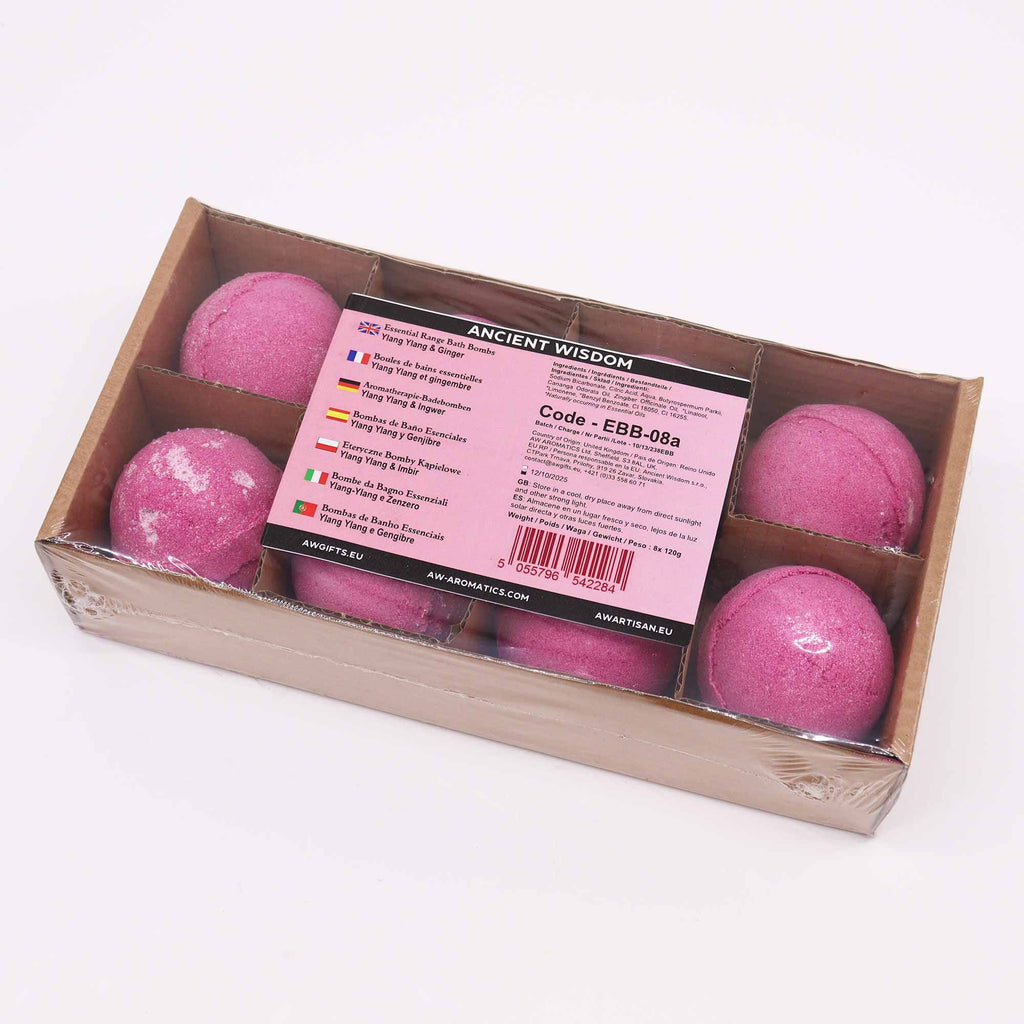 Essential Oil Bath Bomb - Ylang Ylang & Ginger | Velora