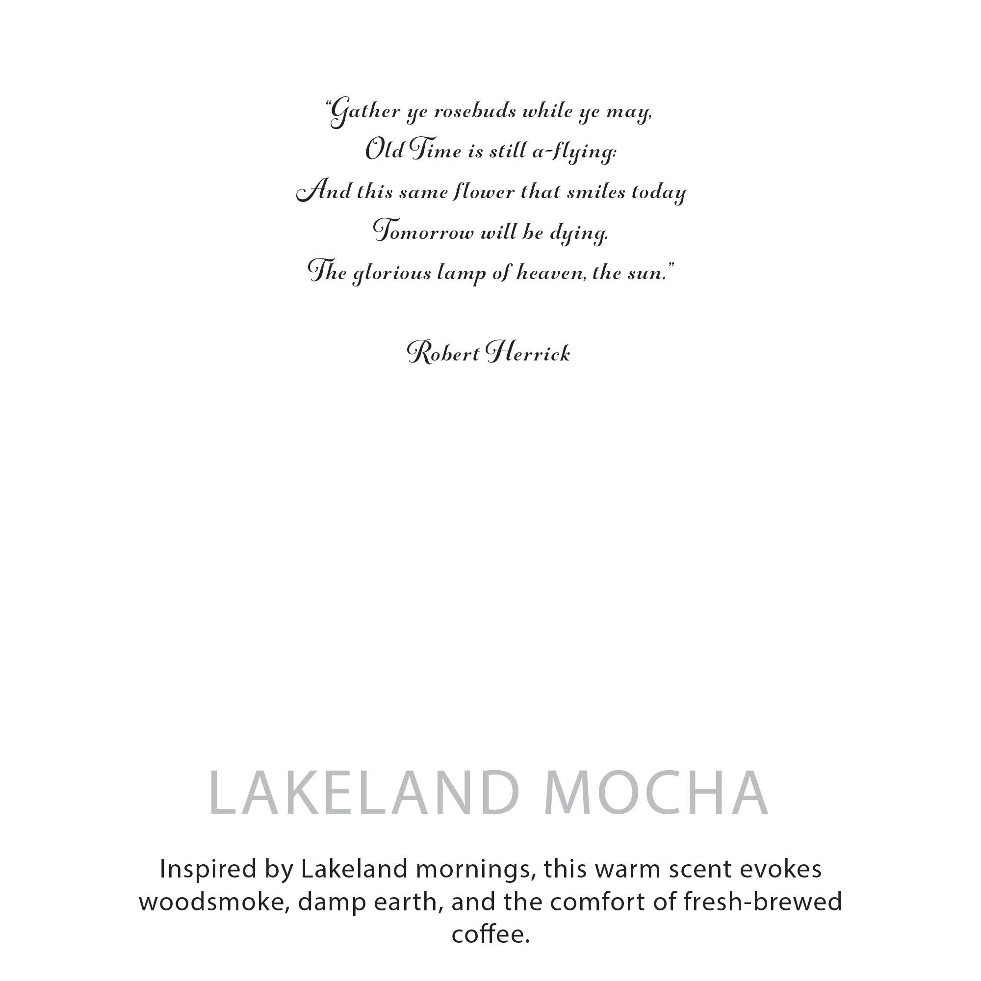 Agnes + Cat Botanical Soy Wax Candle - Lakeland Mocha | Velora