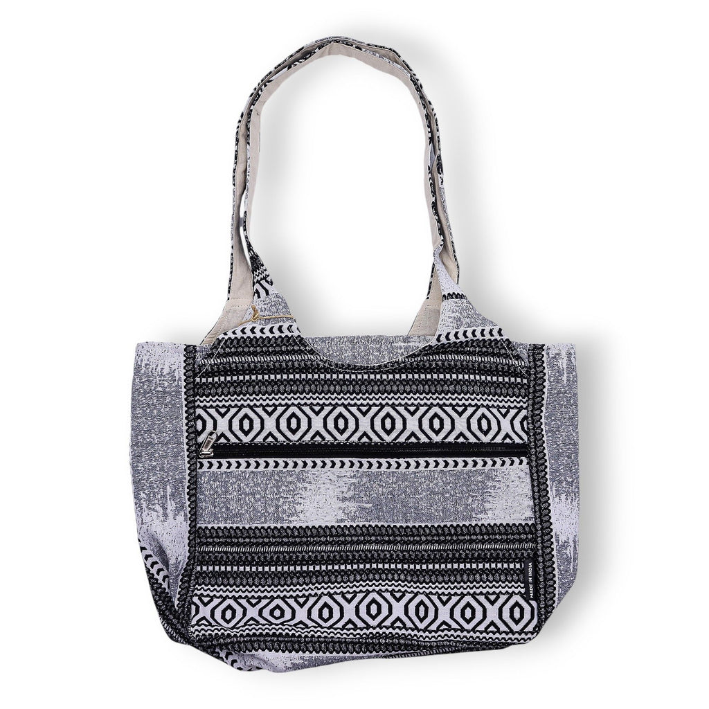 Urban Caravan Wander Muse Sari Jacquard Tote Bag | Nomad Collection | Velora