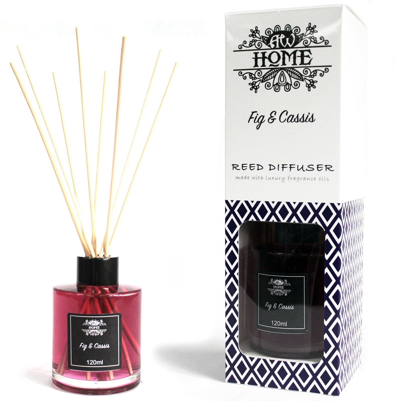 Reed Diffuser - Fig & Cassis 120ml | Velora