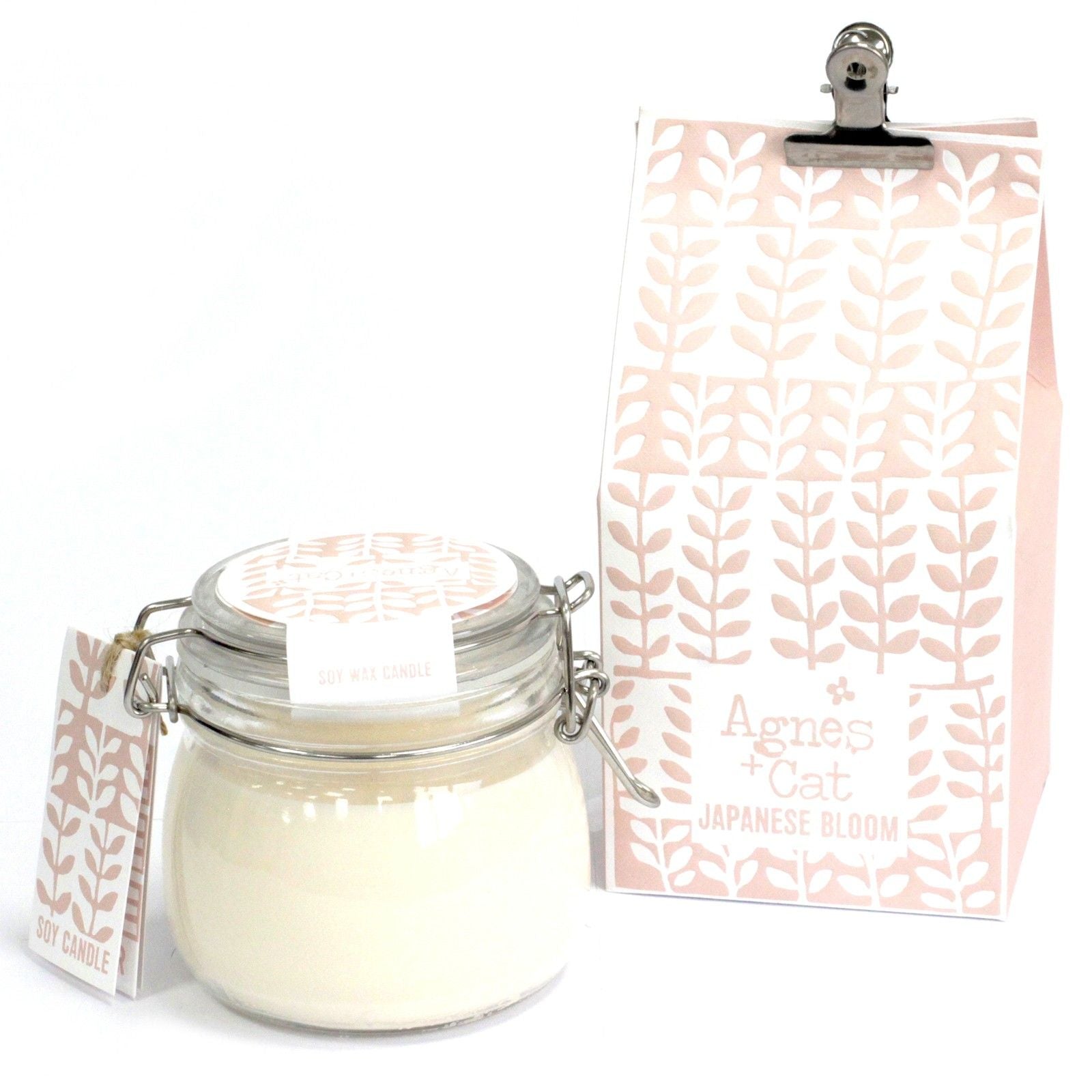 Agnes + Cat Kilner Jar Candle - Japanese Bloom | Velora