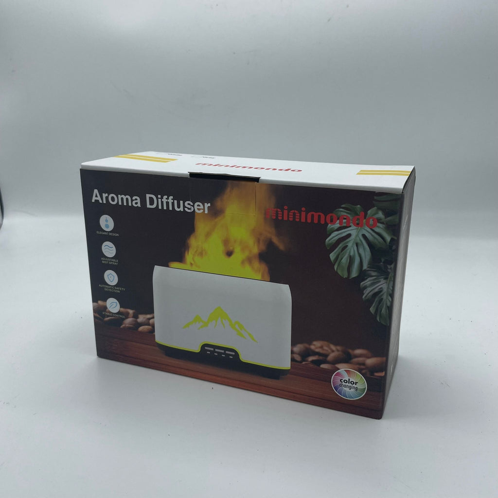 Himalayas Aroma Diffuser | Flame Effect | Remote Control | Velora