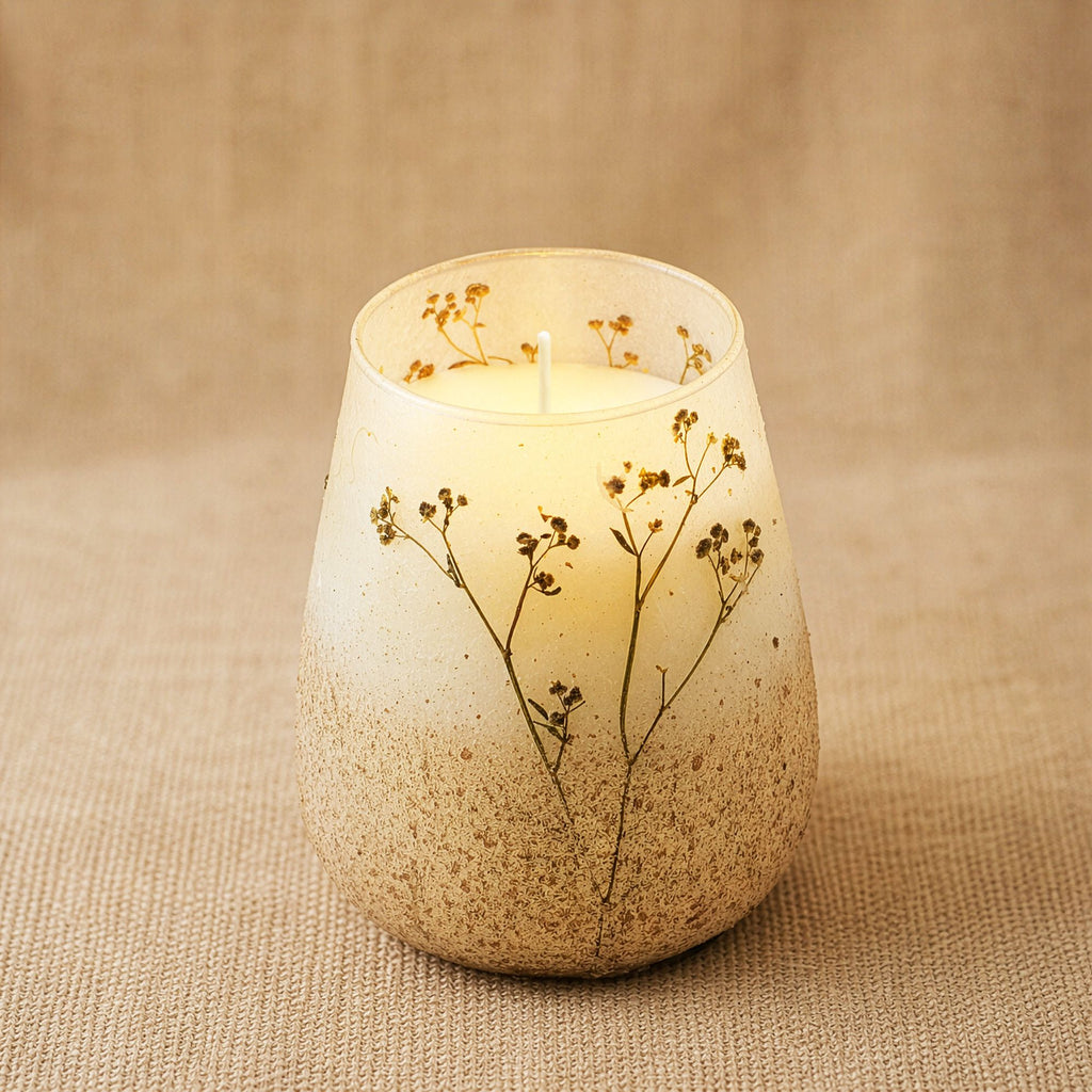 Tall Glass Jar Candle - Wildlight Woods | Velora