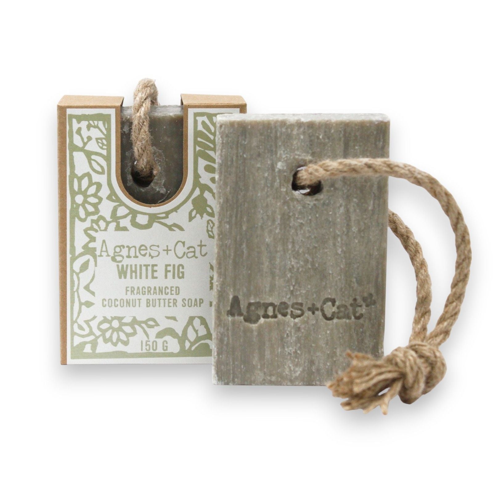 Agnes + Cat Soap On A Rope - White Fig | Velora