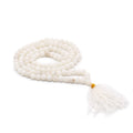 White Quartz Mala | 108 Bead Gemstone Mala for Meditation | Velora