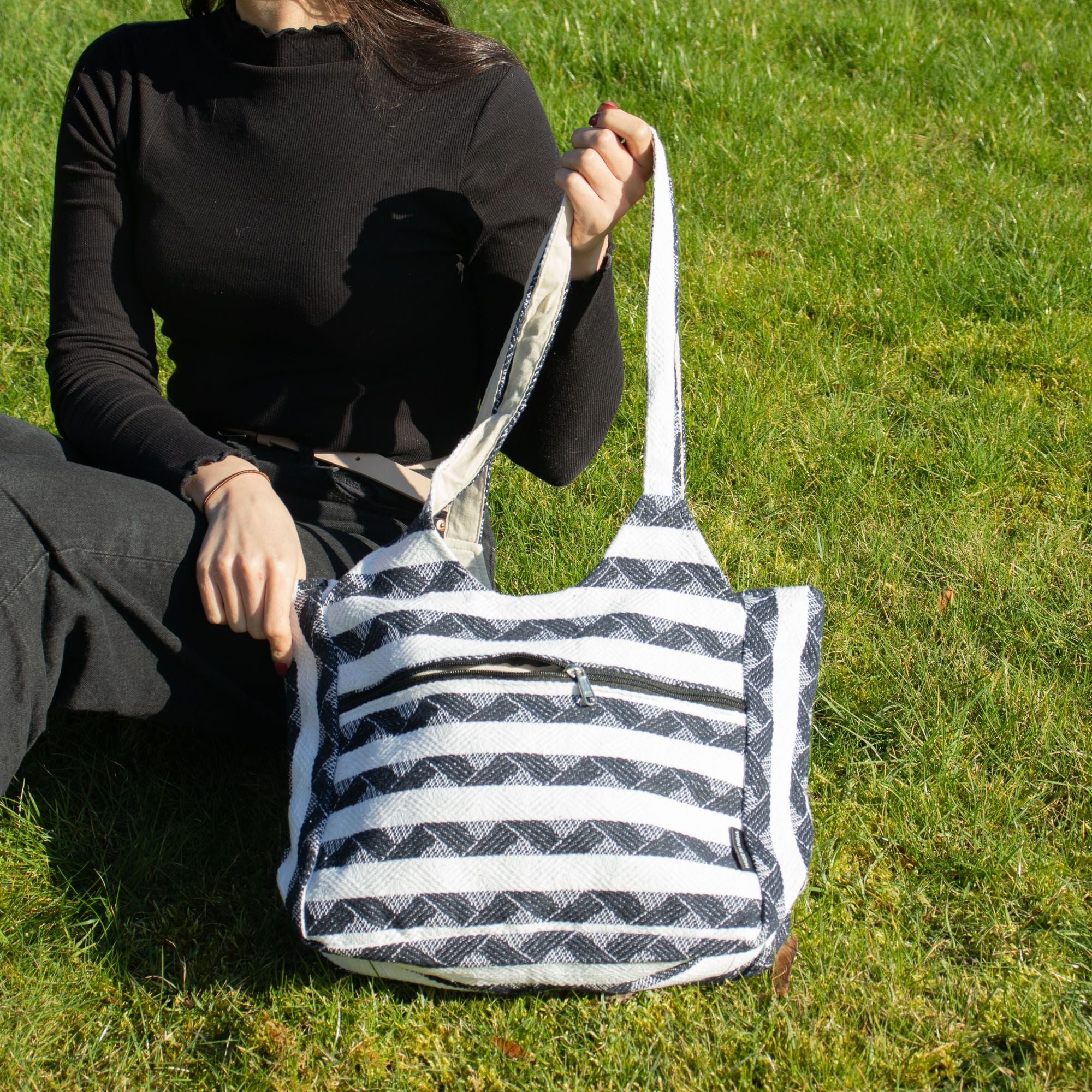 Atlas Nomad Wander Muse Sari Jacquard Tote Bag | Nomad Collection | Velora