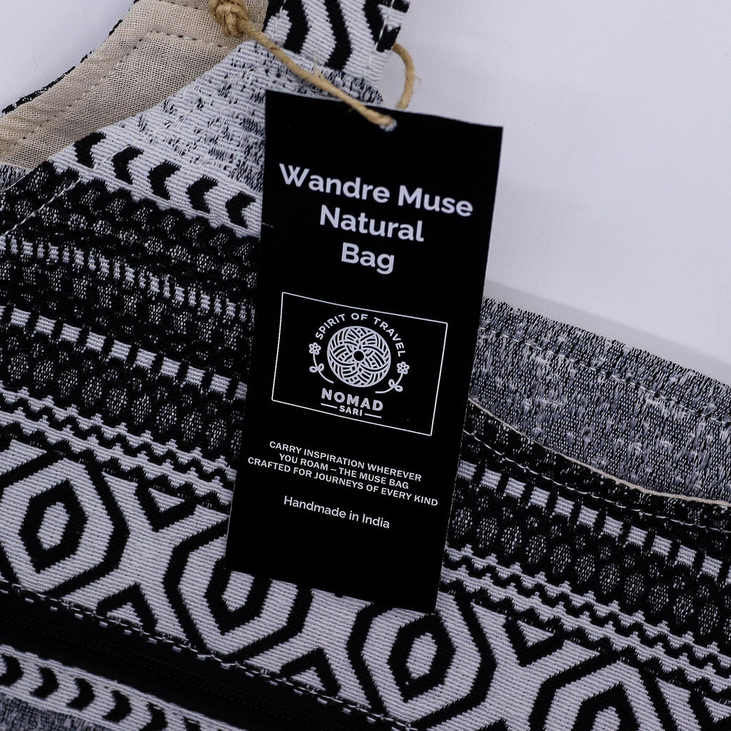Urban Caravan Wander Muse Sari Jacquard Tote Bag | Nomad Collection | Velora