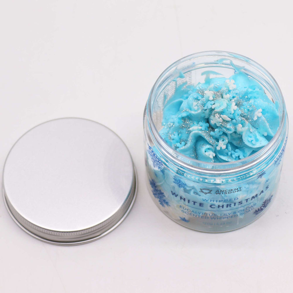 White Christmas Whipped Soap - 120g | Velora