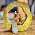 Gemstone Tree Garden - Seven Chakra | Mango Wood Ring | 60 Stones | Velora
