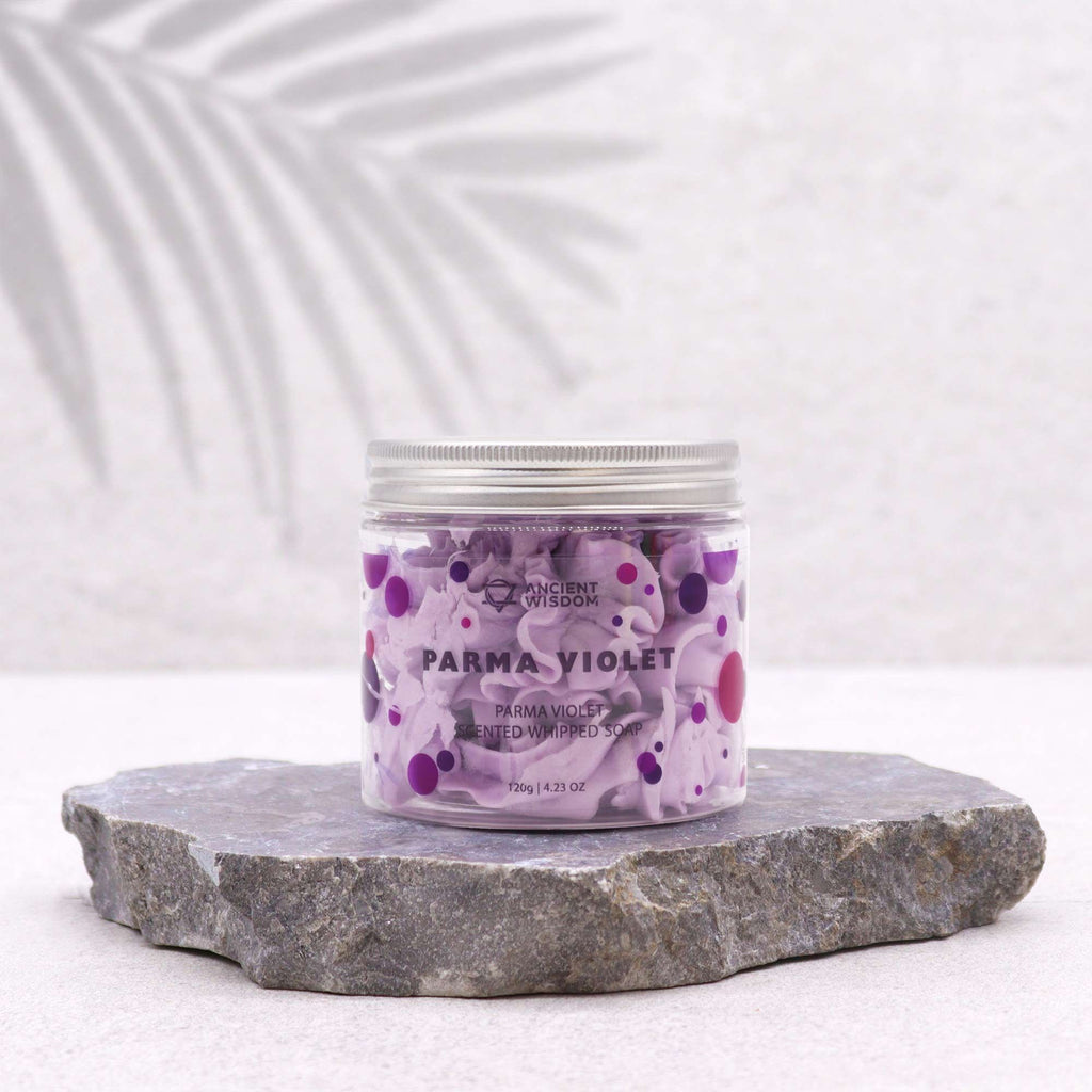 Parma Violet Whipped Soap - 120g | Velora