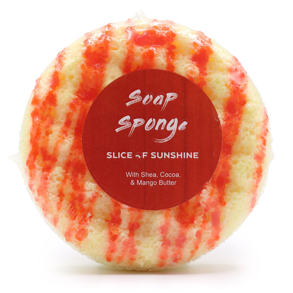 Butter Bubble Soap Sponge - Slice of Sunshine | Velora