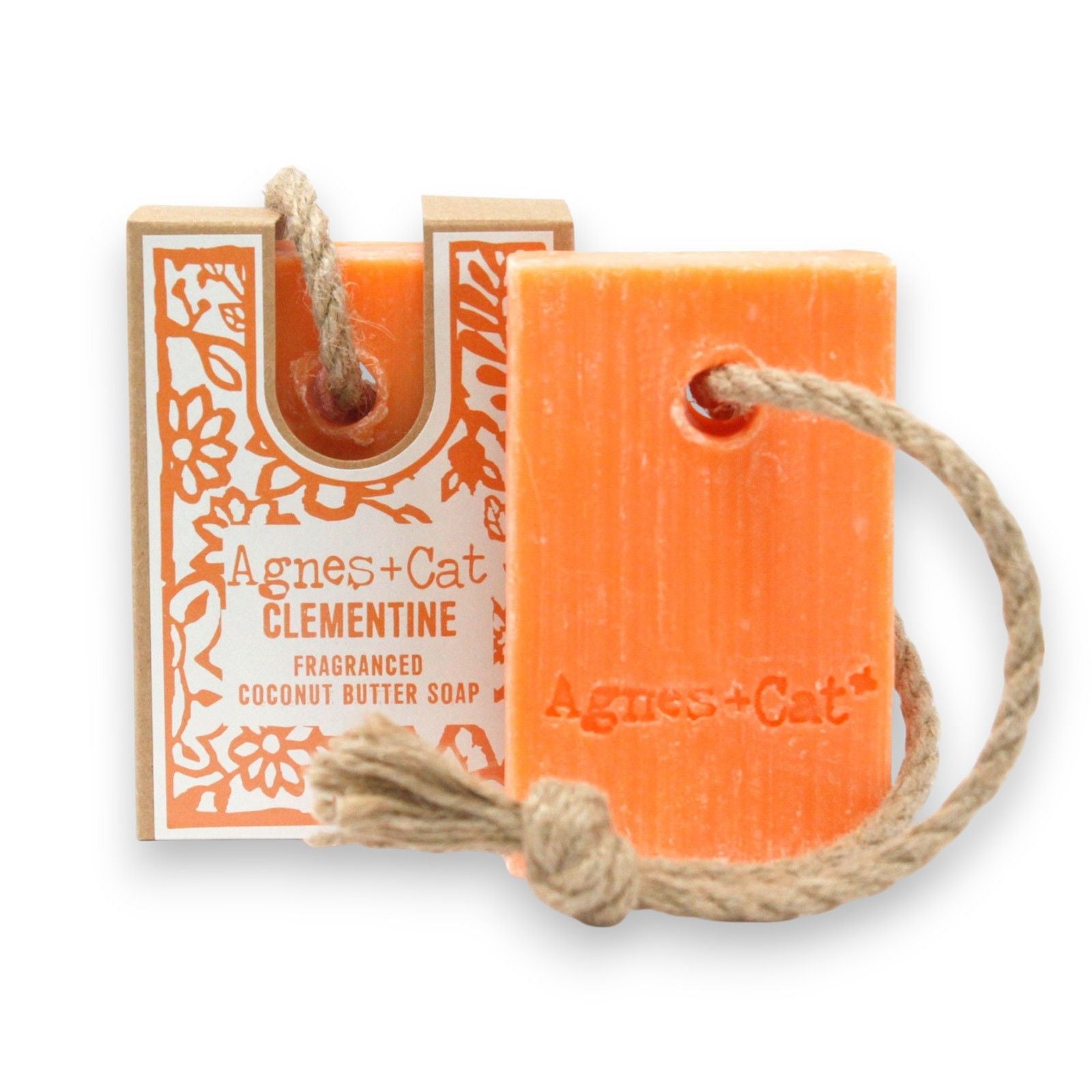 Agnes + Cat Soap On A Rope - Clementine | Velora