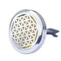 Flower of Life Car Diffuser Kit 30mm - Stainless Steel Locket | Velora