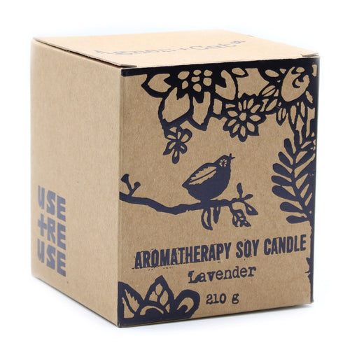 Agnes + Cat Herb Garden Candle - Lavender | Velora