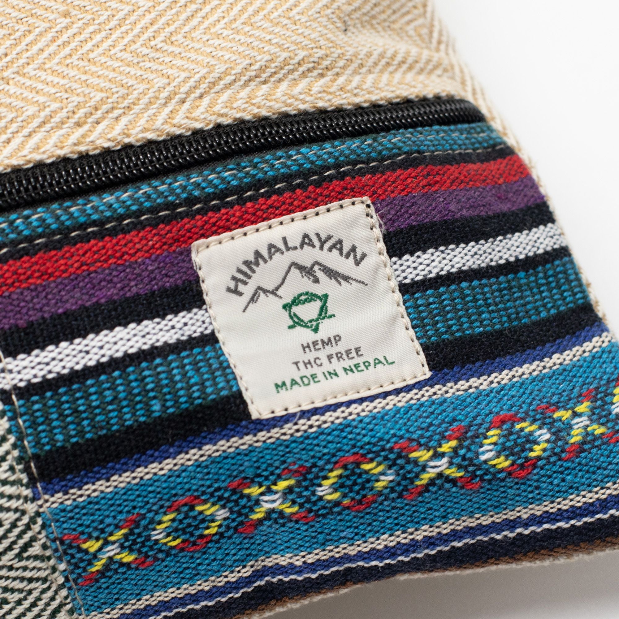 Patchwork Kathmandu Tote Bag - Dhaka Design (37x38cm) | Velora