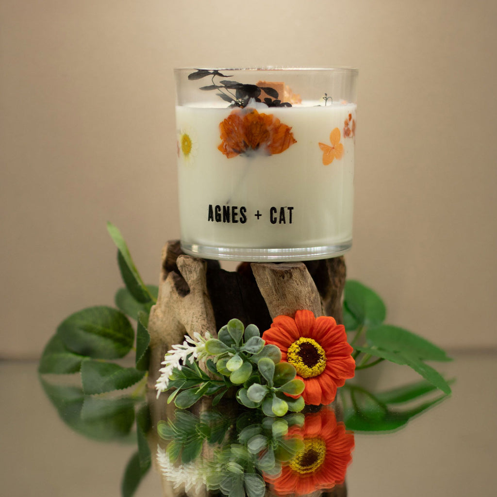 Agnes + Cat Botanical Soy Wax Candle - Lakeland Mocha | Velora