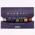 Chakra String Bracelet - Tumble Stones | My Voice Is Powerful | Velora