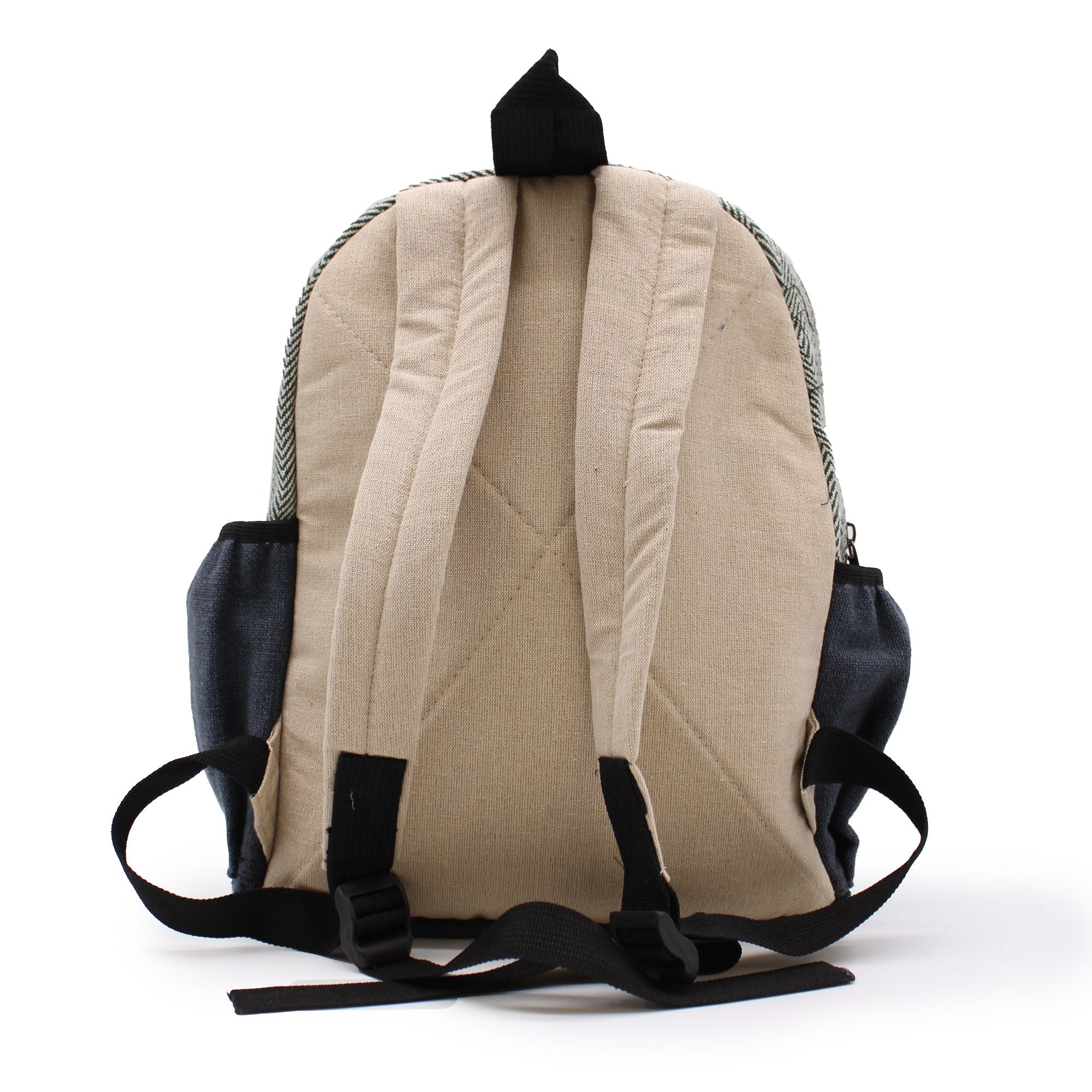 Small Hemp & Cotton Backpack – Bodhi Tree Design | Velora