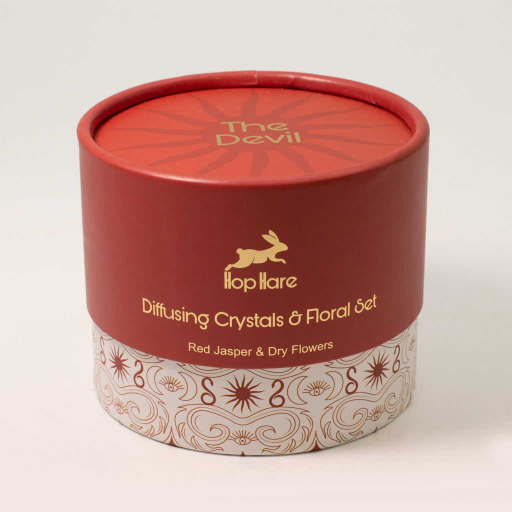 Hop Hare Diffusing Crystals & Floral Set - The Devil | Velora