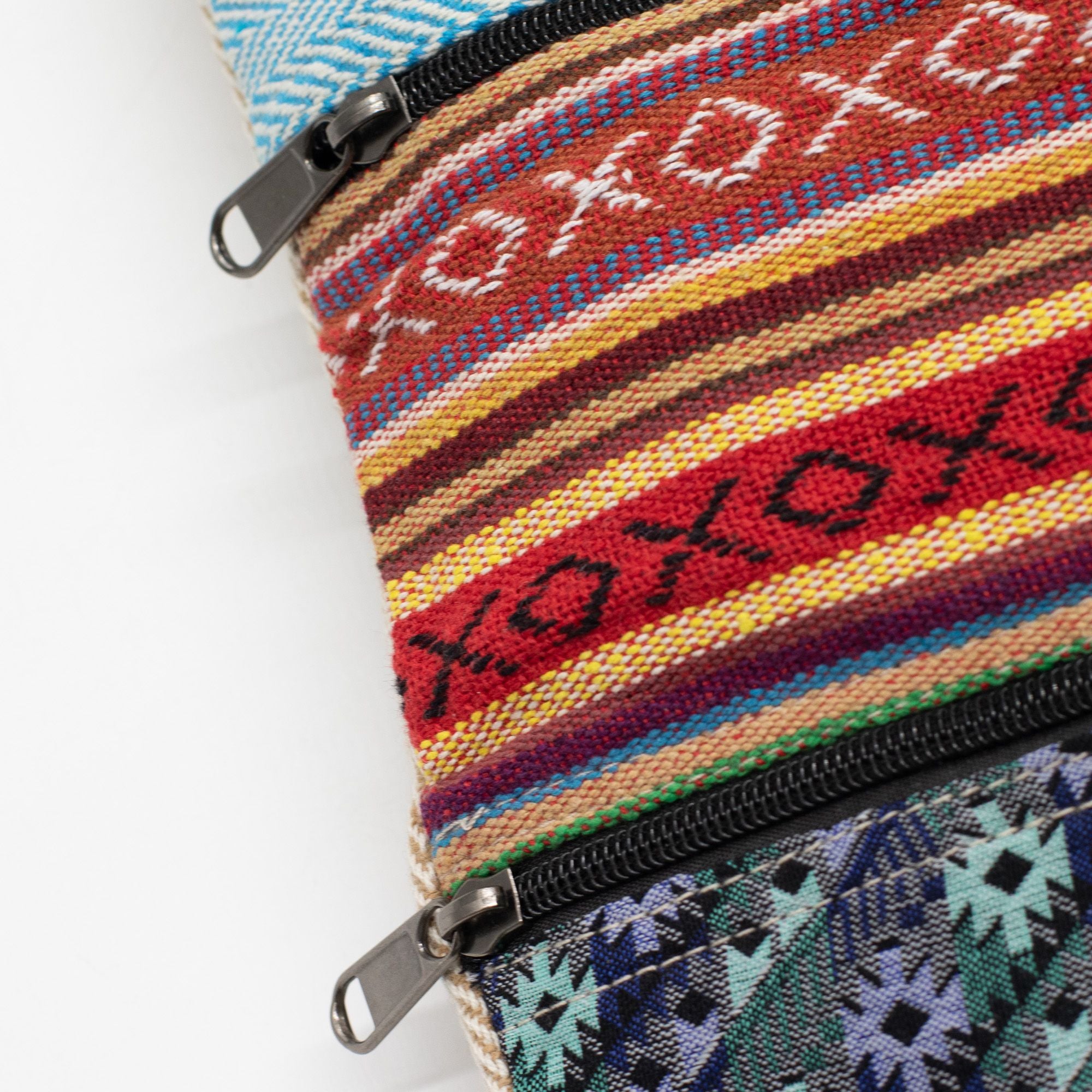 Patchwork Kathmandu Tote Bag - Dhaka Design (37x38cm) | Velora
