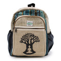 Small Hemp & Cotton Backpack – Bodhi Tree Design | Velora
