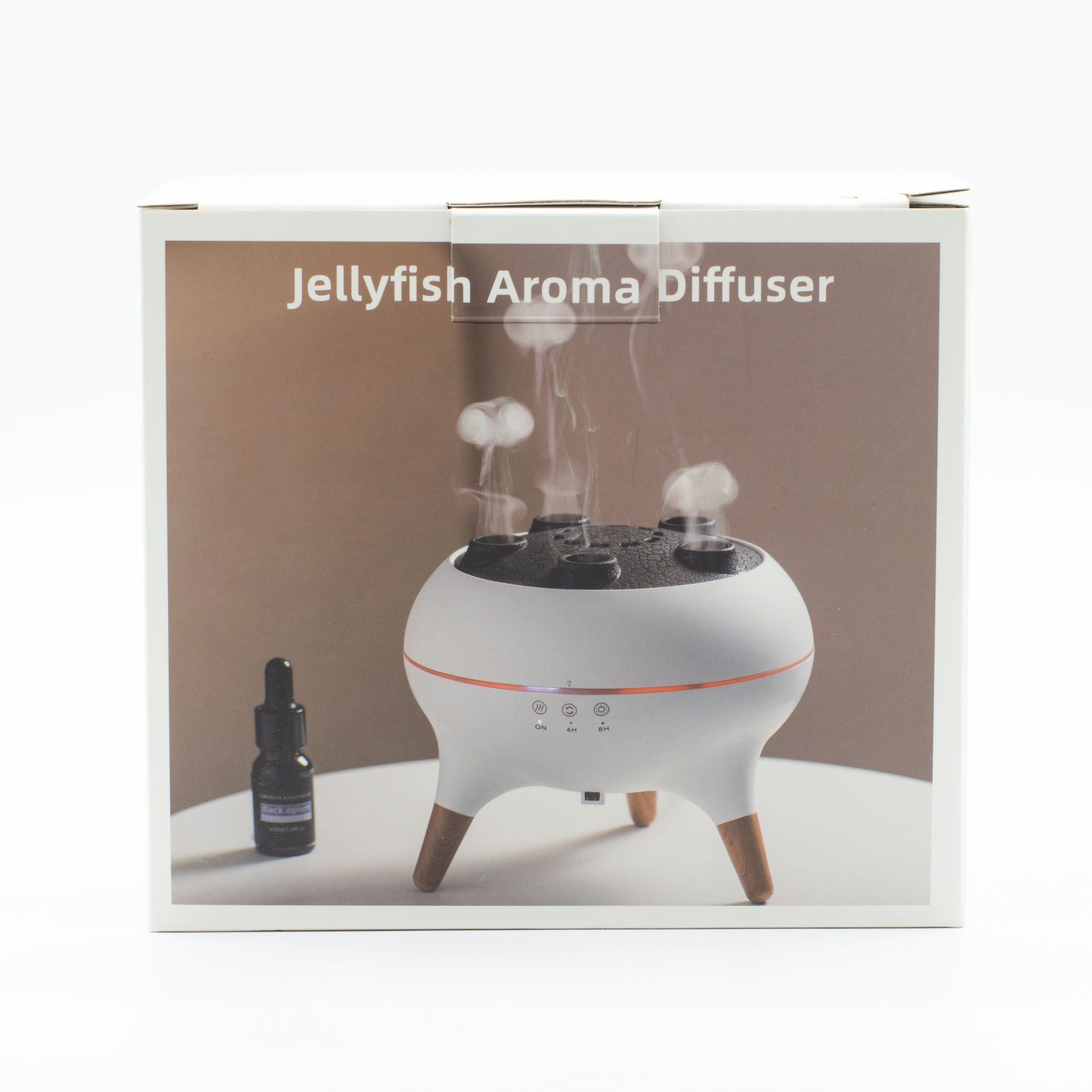 Jellyfish Puff Aroma Diffuser | 5-Vent Mist | Colour-Changing LED | Velora