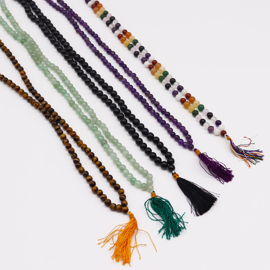 9 Planet Astro Mala Beads | 108 Bead Astrological Meditation Necklace