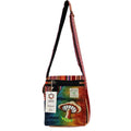 Hemp Embroidered Mushroom Party Bag – Orange Mushrooms | Velora