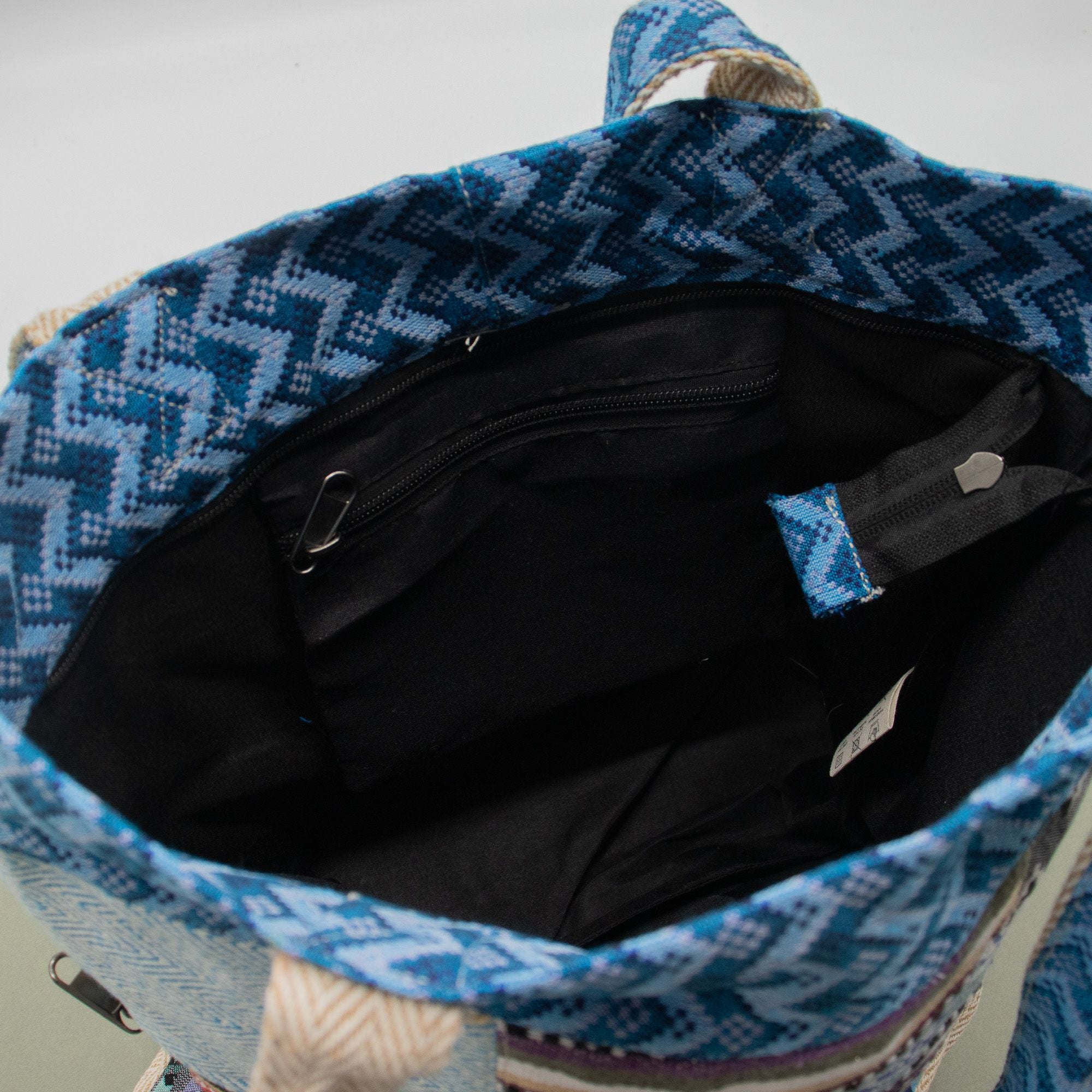 Patchwork Kathmandu Tote Bag - Dhaka Design (37x38cm) | Velora