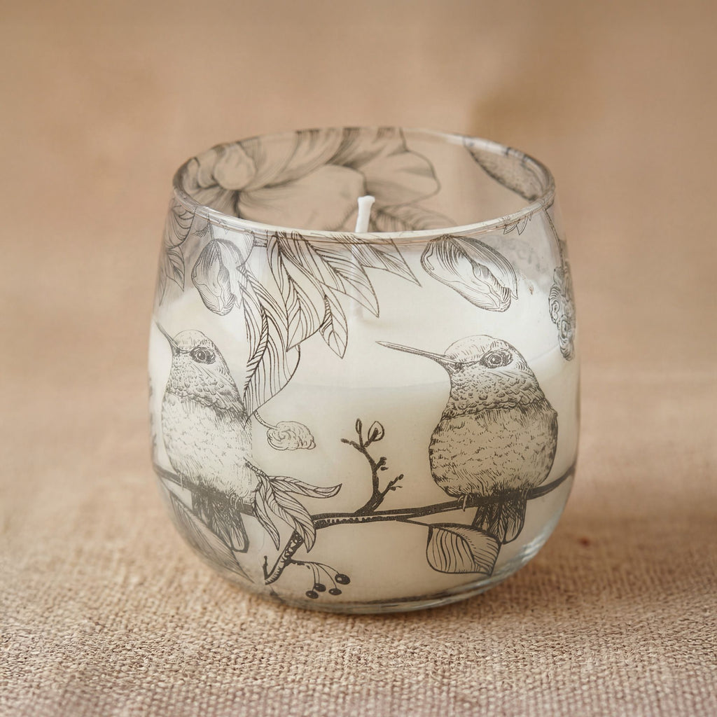 Drawn by Flame Glass Jar Candle - Medium | Velora
