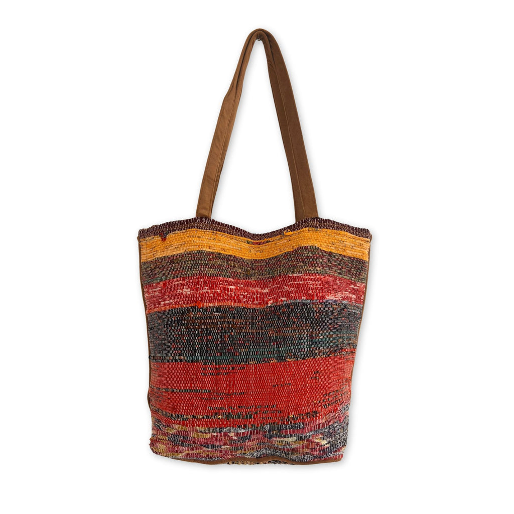 Recycled Big Rug Bag - Shades of Pink | Velora